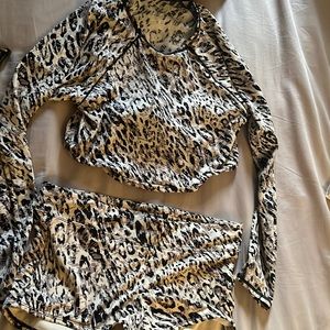 Cheetah two piece